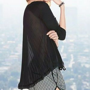 Victoria's secret sweater pleated sheer back